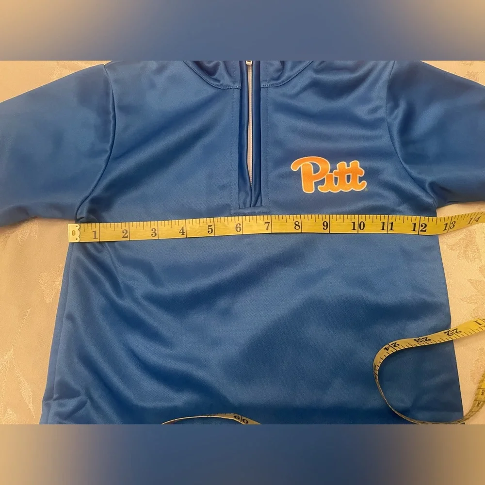 Pittsburgh Panther Vive La Fete Kids Blue Quarter Zip Pullover Size 4 NWT - Picture 5 of 12